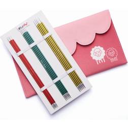Knitpro Dubbelspetsad Sticka Set, Zing, 15 cm, Uppsättning av 5
