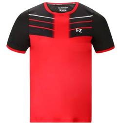 Forza Junior Check T-shirt - Chinese Red