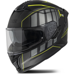 iXS 422 FG 2.1 Helmet, black-yellow, for Men Adult