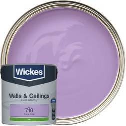 Wickes Vinyl Silk Emulsion Violet No.710 Wall Paint Parma Violet 2.5L