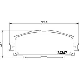 Brembo P 83 086 Bremsbeläge