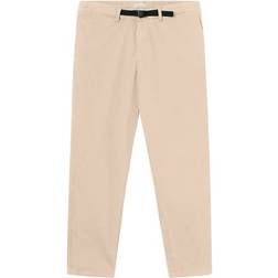 Knowledge Cotton Apparel Twill Pant Belt Details - Light Feather Gray