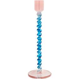 Villa Collection Styles 20.3 cm Blue-pink Kerzenhalter 20.3cm