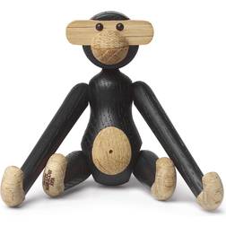 Kay Bojesen Mono Mini Roble Teíido Oscuro Figurita 9.5cm