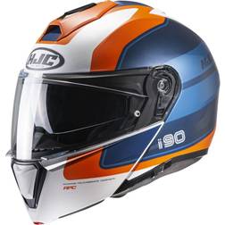 HJC WASCO Klapphelm blau-orange-weiss MC27SF