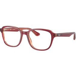 Ray-Ban Children Rb1627 Kids Top Red & Violet & Orange Demo Lens Lenses Polarized 48-16