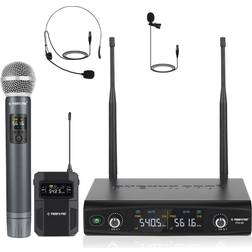 Phenyx Pro Metal Wireless Microphone System PTU-52-US