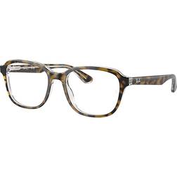 Ray-Ban Rb1627 Kids Havana Auf Transparent Fassung Demo Gläser Glas Polarisiert 48-16 Havana auf Transparent 48-16