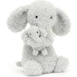 Jellycat Huddles Grey Elephant 26cm