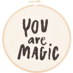 Rico Design Punch Needle Packung Bild You Are Magic Rund Ø21,5cm