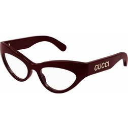 Gucci GG1295O 002 Red Size (Frame Only) Blue Light Block Available