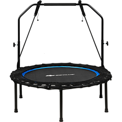 Goplus Foldable 40" Fitness Trampoline with Resistance Bands