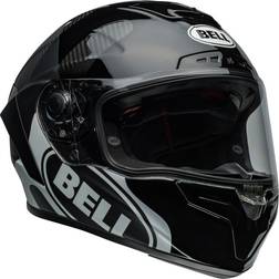 Bell Race Star DLX Flex Integralhjälm Cousteau Algae Matt-Glansig Svart-Vit