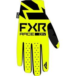 FXR Pro-Fit Lite Motocross Handschuhe - Schwarz/Gelb Junior, Kinder