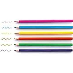 Baker Ross Baker Ross FC847 Neonfarbige Buntstifte 2er Pack, 12 Stifte pro Pack, Malutensilien für Kinder