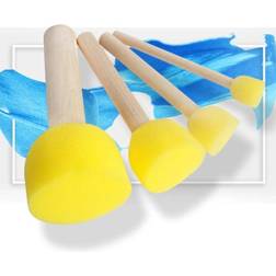 Shein Wooden Handle Painting Tool With Sponge Head Stamp For Children's Teaching