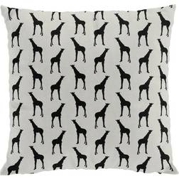 Arvidssons Textil Giraffe Cushion Cover Grey (47x47cm)