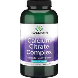 Swanson Calciumcitratkompleks 250 mg 100 Kapsler 100 stk