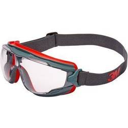3M GG501 Full Coverage Safety Glasses - Grey/Red