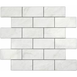 Mosaik-Netzwerk Mosaik Carrara Selvklæbende Vinyl 29x29,5 cm 29x29.5cm