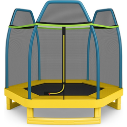 Bed Bath & Beyond 7 Feet Kids Recreational Bounce Jumper Trampoline Yellow