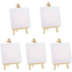 Table Easel Wood Canvas Stand Set