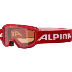 Alpina Piney SH Skibrille 451 red matt, Scheibe: SINGLEFLEX S2