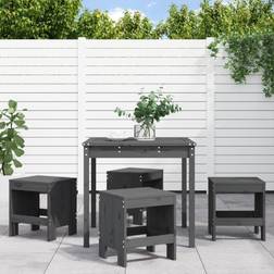 vidaXL 3157711 Matgrupp, 1 Bord inkl. 4 Stolar