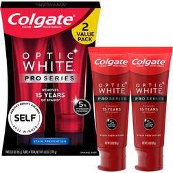Colgate Optic White Pro Series Whitening Toothpaste with 5% Hydrogen Peroxide Stain Prevention Tube