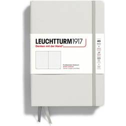 Leuchtturm1917 Libreta A5 Medium Tapa Dura Puntos Light Grey