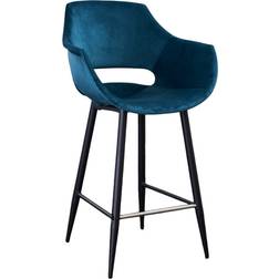 KAWOLA Zaja Petrol Tabouret de bar 114cm