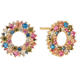 Sif Jakobs Livigno Stud Earrings - Gold/Multicolour