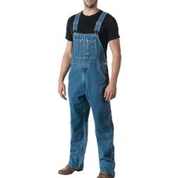 Walls Big Smith Stonewashed Denim Bib Overalls