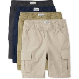 The Children's Place Boy's Pull On Cargo Shorts 4-pack - Multi Colour