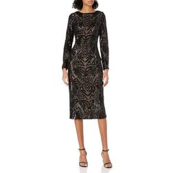 Dress The Population Emery Sequin Black