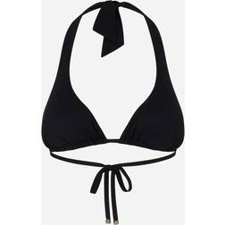 Dolce & Gabbana Padded triangle bikini top black