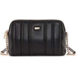 DKNY Damen R24ezv50-bgd-klein Crossbody, Black/Gold