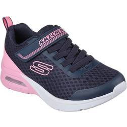 Skechers 302343L NVY Navy Mesh/Hot Pink Trim