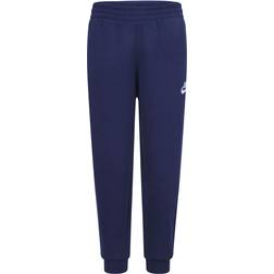 Nike Sportswear Bukser Club Fleece - Navy/Hvid
