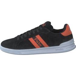 Polo Ralph Lauren Heritage Court II Leather Sneaker Svart
