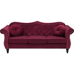Beliani Ski Rot Soffa 200cm 3-sits