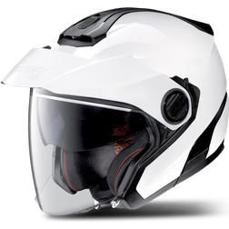 Nolan N40-5 Classic N-COM Öppen Hjälm Metal-Vit