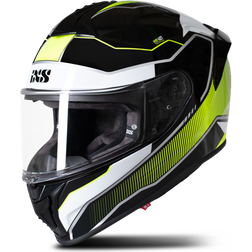 iXS Integralhelm iXS421 FG 2.1 Helm - Schwarz Weiß/Neongelb