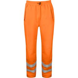 ProJob 6550 Skalbyxa EN ISO 20471 Klass 2/1 Orange/Svart Orange/Sort