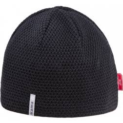 Kama Stickad Mössa, med Gore Windstopper, Svart