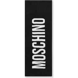 Moschino Schal Lettering Logo Schwarz One DE