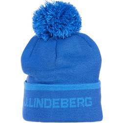 J.Lindeberg Stripe Beanie Mütze royal