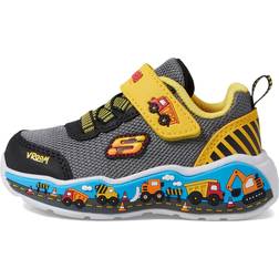 Skechers Kids Boy's Play Scene Black/Yellow, Toddler