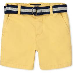The Children's Place Kid's Twill Belted Chino Short - Banana Pudding