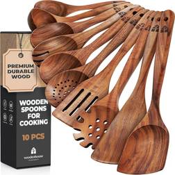Woodenhouse Lifelong Quality Wooden Köksredskap 10st